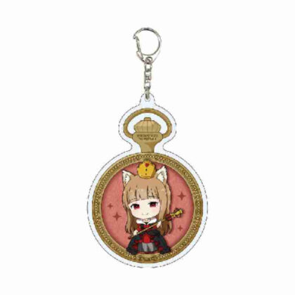 Big Acrylic Keychain Spice and Wolf 08 Holo Queen of Hearts Ver. (Mini Character Illustration) (デカアクリルキーホルダー 狼と香辛料 08 ホロ ハートの女王Ver.(ミニキャライラスト))