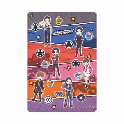 Character Clear Case Bakujo Sentai Bunbunjar 02 Collective Design B (Graph Art Illustration) (キャラクリアケース 爆上戦隊ブンブンジャー 02 集合デザインB(グラフアートイラスト))