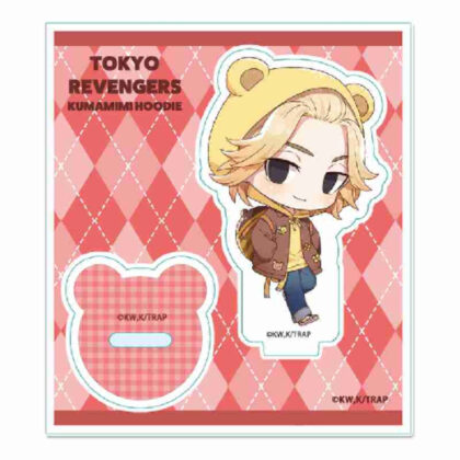 Tokyo Revengers Puchichoko Mini Acrylic Stand Kumamimi Parker Ver. Manjiro Sano (東京リベンジャーズ ぷちちょこミニアクリルスタンド くまみみパーカーVer. 佐野万次郎)