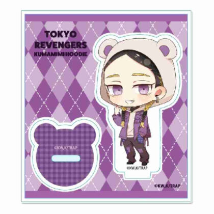 Tokyo Revengers Puchichoko Mini Acrylic Stand Kumamimi Parker Ver. Ran Haitani (東京リベンジャーズ ぷちちょこミニアクリルスタンド くまみみパーカーVer. 灰谷蘭)