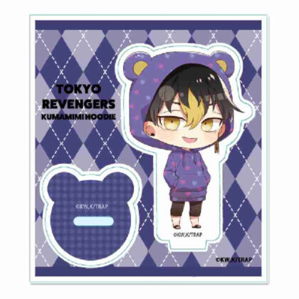 Tokyo Revengers Puchichoko Mini Acrylic Stand Kumamimi Parker Ver. Shuji Hanma (東京リベンジャーズ ぷちちょこミニアクリルスタンド くまみみパーカーVer. 半間修二)