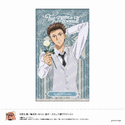 New Prince of Tennis Mecha Kira Sticker -Black or White Vol. 3- L Ryo Shishido (新テニスの王子様 めちゃきらステッカー-Black or White 第3弾- L 宍戸亮)