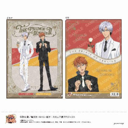 New Prince of Tennis Clear File -Black or White Part 3- G Kiyomi Sengoku/Torajiro Saeki (新テニスの王子様 クリアファイル-Black or White 第3弾- G 千石清純・佐伯虎次郎)