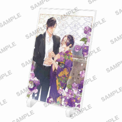Fujimi L Bunko 10th Anniversary Fair Acrylic Plate ``I was sold by my mean mother and sister.'' Young head for some reason (富士見L文庫 刊行10周年記念フェア アクリルプレート『意地悪な母と姉に売られた私。何故か若頭)