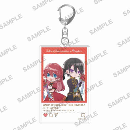 Fujimi L Bunko 10th Anniversary Fair SNS style acrylic key chain "Maydea Reincarnation Story" (富士見L文庫 刊行10周年記念フェア SNS風アクリルキーホルダー 『メイデーア転生物語』)