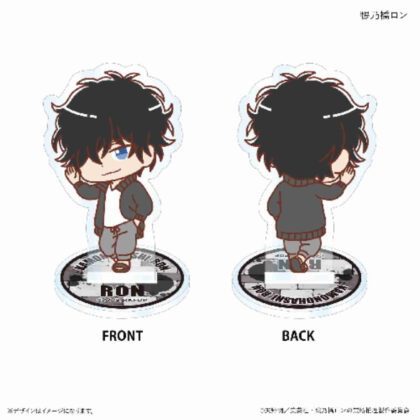 Ron Kamonohashi's Forbidden Mystery Ron & Toto's Friendship Mini Double-Sided Acrylic Stand Ron Kamonohashi One-handed High Five (鴨乃橋ロンの禁断推理 ロン&トトのなかよしミニ両面アクリルスタンド 鴨乃橋ロン 片手ハイタッチ)