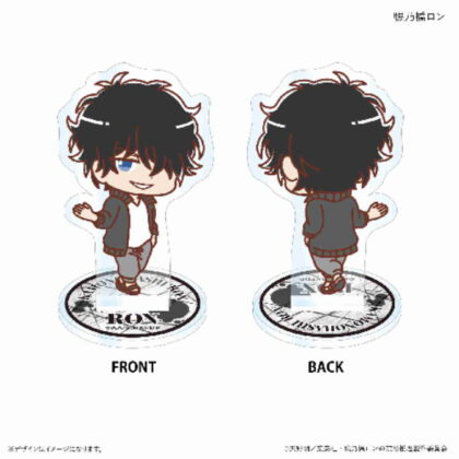 Ron Kamonohashi's Forbidden Mystery Ron & Toto's Friendship Mini Double-Sided Acrylic Stand Ron Kamonohashi Handmade Novel (鴨乃橋ロンの禁断推理 ロン&トトのなかよしミニ両面アクリルスタンド 鴨乃橋ロン 手さしのべ)