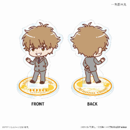 Ron Kamonohashi's Forbidden Mystery Ron & Toto's Friendship Mini Double-Sided Acrylic Stand Isshiki Todomaru Hand-held Notebook (鴨乃橋ロンの禁断推理 ロン&トトのなかよしミニ両面アクリルスタンド 一色都々丸 手さしのべ)