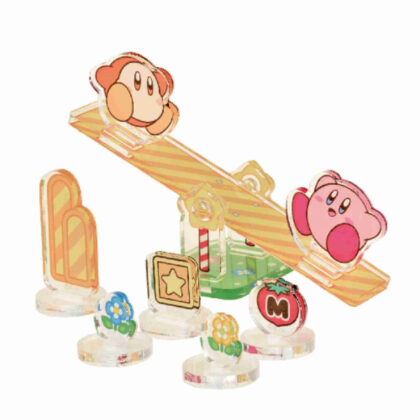 Kirby's Dream Land Moving Diorama Acrylic Stand ① Seesaw (Kirby & Waddle Dee) (星のカービィ うごくジオラマアクリルスタンド①シーソー(カービィ&ワドルディ))