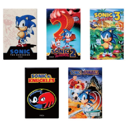Sonic the Hedgehog Square Can Badge Collection (ソニック・ザ・ヘッジホッグ スクエア缶バッジコレクション)