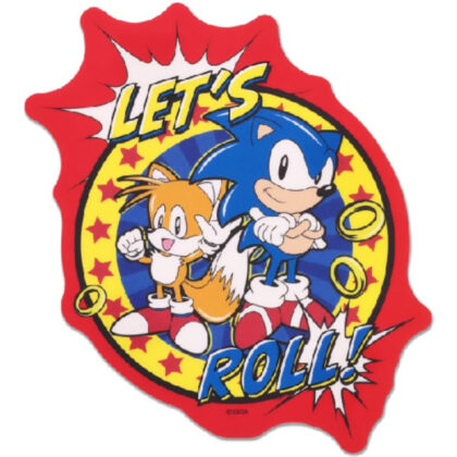 Sonic the Hedgehog Travel Sticker ⑥LET`S ROLL! (ソニック・ザ・ヘッジホッグ トラベルステッカー ⑥LET`S ROLL!)
