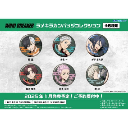 TV anime “WIND BREAKER” Lame Kirakan Badge Collection (TVアニメ『WIND BREAKER』 ラメキラカンバッジコレクション)