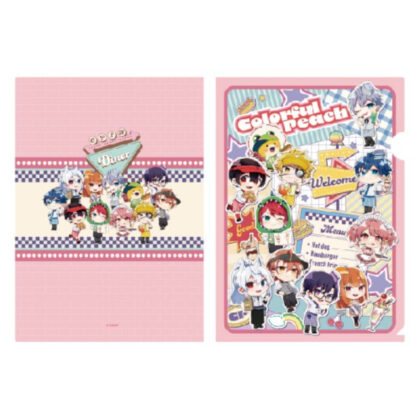 Colorful Peach Clear File Diner ② (カラフルピーチ クリアファイル ダイナー ②)