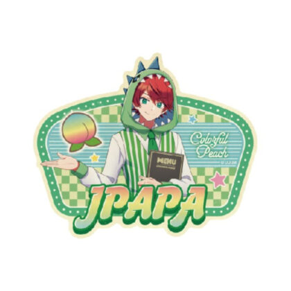 Colorful Peach Travel Sticker Diner Japapa (カラフルピーチ トラベルステッカー ダイナー じゃぱぱ)