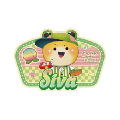 Colorful Peach Travel Sticker Diner Shiva (カラフルピーチ トラベルステッカー ダイナー シヴァ)