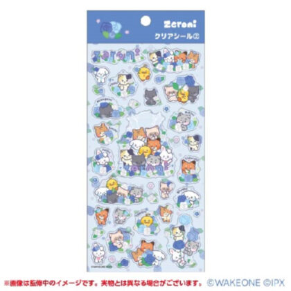 zeroni clear sticker ② (zeroni クリアシール ②)