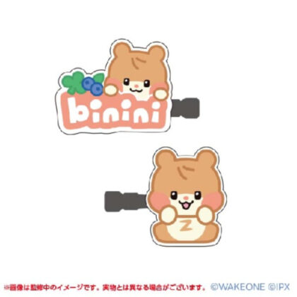 zeroni acrylic hair clip ①binini (zeroni アクリルヘアクリップ ①binini)