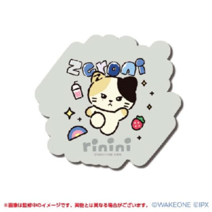 zeroni die-cut sticker mini ⑥rinini (zeroni ダイカットステッカーミニ ⑥rinini)