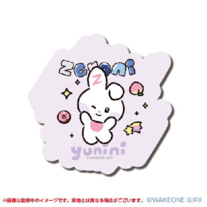 zeroni die-cut sticker mini ⑨yunini (zeroni ダイカットステッカーミニ ⑨yunini)