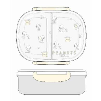 PEANUTS lunch box PCR-7 (with core) (PEANUTS ランチボックス PCR-7(中子付))