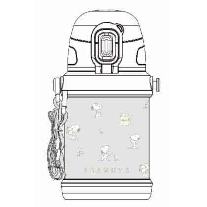 PEANUTS Stainless steel bottle with straw SBR-450S (PEANUTS ストロー付ステンレスボトル SBR-450S)