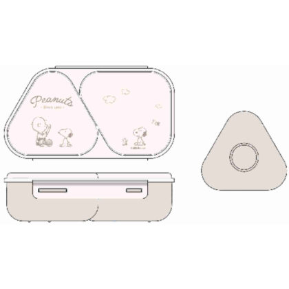 PEANUTS Onigiri lunch case LS-15 (PEANUTS おにぎりランチケース LS-15)