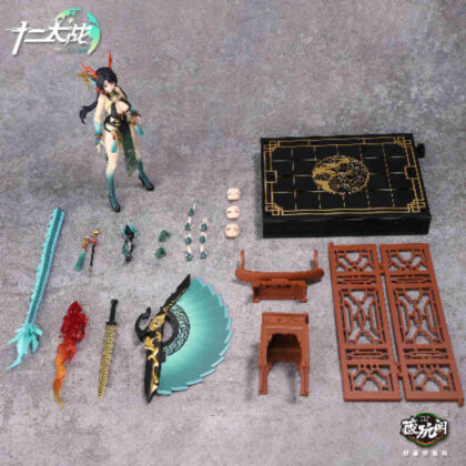 CNAG-TOYS Juni Taisen Series Koseiryu LOONG 1/12 scale movable figure (CNAG-TOYS 十二大戦シリーズ 小青龍 瓏 LOONG1/12スケール 可動フィギュア)
