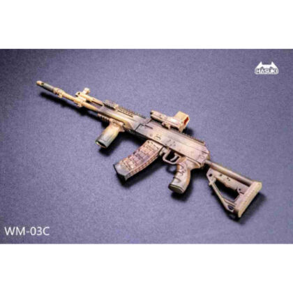 HASUKI WM-03C 1/12スケール AK-12 装備セット(迷彩) (HASUKI WM-03C 1/12 比例 AK-12 裝備套裝（迷彩）)