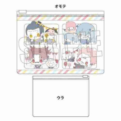 FLJJS-02 フラットポーチ 呪術廻戦 渋谷事変 × サンリオキャラクターズ/B (FLJJS-02 扁袋柔術海鮮澀谷事變 x Sanrio 角色/B)