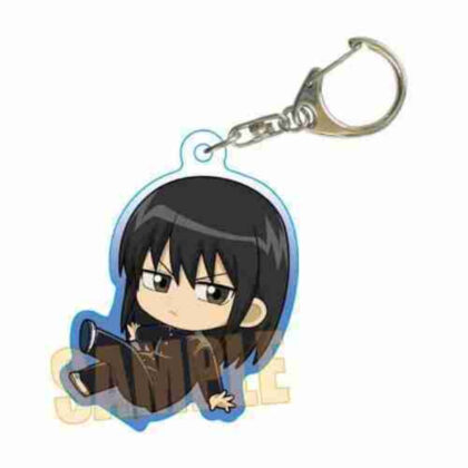AKPGN-06 ぷかっしゅアクリルキーホルダー 3年Z組銀八先生/桂 小太郎 (AKPGN-06 Pukasshu 壓克力鑰匙圈三年級 Z 班銀八老師/桂小太郎)