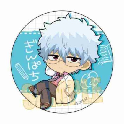 CBPGN-01 ぷかっしゅ缶バッジ 3年Z組銀八先生/坂田 銀八 (CBPGN-01 普卡朱罐徽章 三年級Z班 銀八老師/坂田銀八)