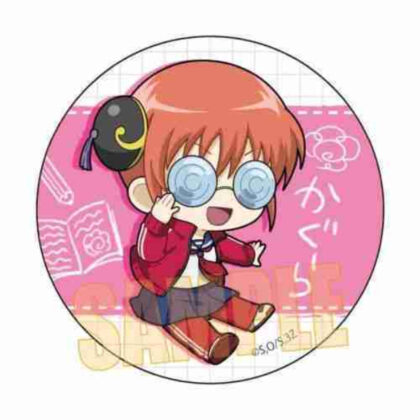 CBPGN-03 ぷかっしゅ缶バッジ 3年Z組銀八先生/神楽 (CBPGN-03 普卡斯朱瑤徽章 三年級 Z 銀八老師/神樂)