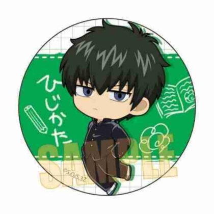 CBPGN-04 ぷかっしゅ缶バッジ 3年Z組銀八先生/土方 十四郎 (CBPGN-04 普卡斯朱瑤徽章 三年級 Z 銀八老師/土方十四郎)