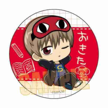 CBPGN-05 ぷかっしゅ缶バッジ 3年Z組銀八先生/沖田 総悟 (CBPGN-05 普卡斯朱瑤徽章 三年級 Z 銀八老師/沖田總吾)