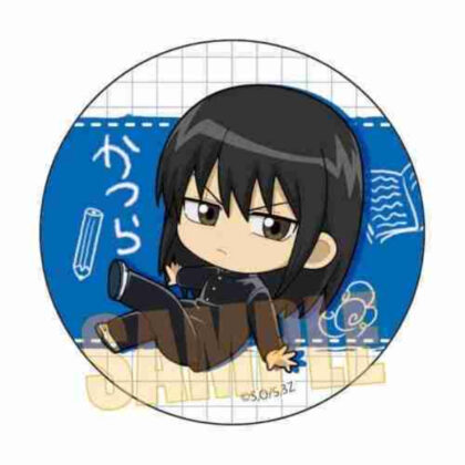 CBPGN-06 ぷかっしゅ缶バッジ 3年Z組銀八先生/桂 小太郎 (CBPGN-06 普卡斯朱瑤徽章 三年級Z班 銀八先生/桂小太郎)
