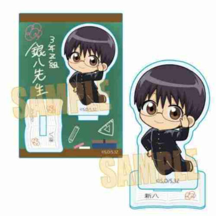 MIPGN-02 ぷかっしゅミニスタンド 3年Z組銀八先生/志村 新八 (MIPGN-02 普卡修迷你看台 Z級三年級 銀八老師/志村新八)