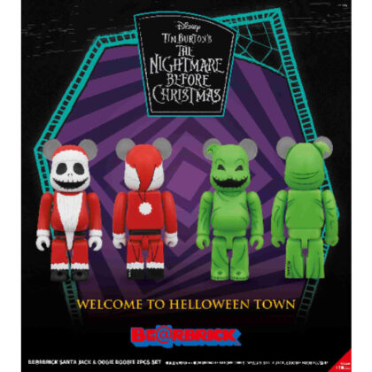 BE@RBRICK SANTA JACK & OOGIE BOOGIE 2PCSSET (BE@RBRICK 聖誕老人傑克 & OOGIE BOOGIE 2 件套)