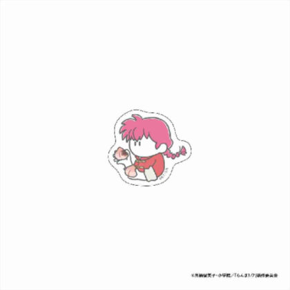 らんま1/2 いただきますダイカットステッカー 早乙女らんま (亂馬 1/2 Itadakimasu 模切貼紙 早乙女亂馬)