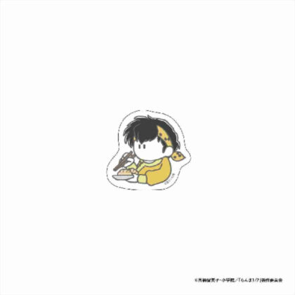 らんま1/2 いただきますダイカットステッカー 響良牙 (亂馬 1/2 Itadakimasu 模切貼紙 Ryoga Hibiki)