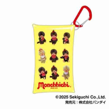 マルチクリアケース Sサイズ モンチッチ04 総柄 (多透明保護套 S 尺寸 Monchhichi 04 全身圖案)