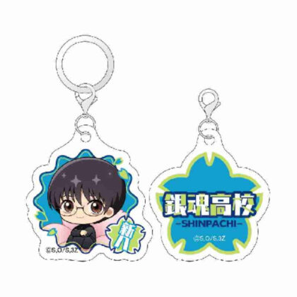 3年Z組銀八先生 ぷちふれ アクリルマーカーチャームセット新八