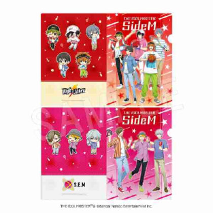 アイドルマスター SideM クリアファイルセット ROUND1コラボVer. (THE IDOLM@STER SideM 資料夾套裝 ROUND1 協作版)