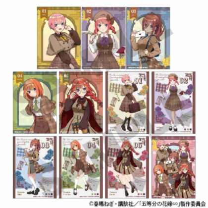 五等分の花嫁∽ トレーディングブロマイド カレッジスタイル (典型的五胞胎∽交易溴化物學院風格)