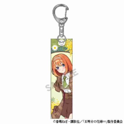 五等分の花嫁∽ アクリルスティックキーホルダー 中野四葉カレッジスタイル (The Quintessential 五胞胎∽ 壓克力棒鑰匙圈 Yotsuba Nakano 學院風)