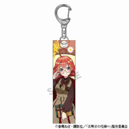 五等分の花嫁∽ アクリルスティックキーホルダー 中野五月カレッジスタイル (The Quintessential 五胞胎∽ 壓克力棒鑰匙圈 中野皋月學院風)
