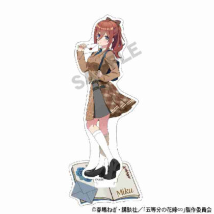 五等分の花嫁∽ アクリルスタンド 中野三玖 カレッジスタイル (典型五胞胎∽ 亞克力立架 中野未來學院風)