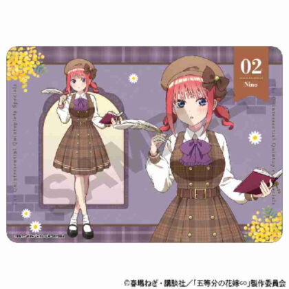 五等分の花嫁∽ ゲーミングマウスパッド 中野二乃カレッジスタイル (The Quintessential Quintuplets∽ 遊戲滑鼠墊 Nino Nakano 學院風)