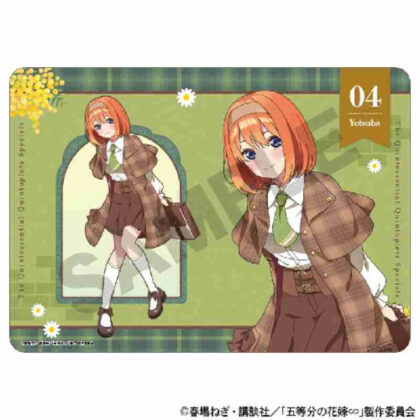 五等分の花嫁∽ ゲーミングマウスパッド 中野四葉カレッジスタイル (The Quintessential Quintuplets∽ 遊戲滑鼠墊 Yotsuba Nakano College Style)
