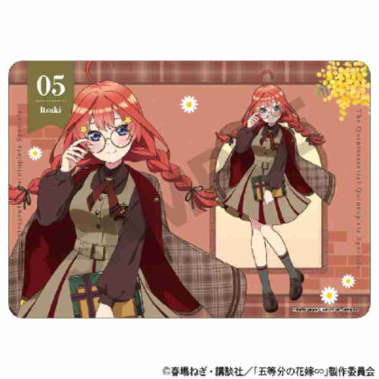 五等分の花嫁∽ ゲーミングマウスパッド 中野五月カレッジスタイル (The Quintessential Quintuplets∽ 遊戲滑鼠墊 Satsuki Nakano 學院風)