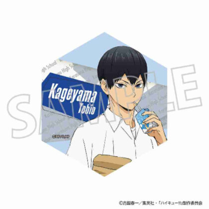 ハイキュー!! 六角形コースター 影山飛雄 (影山飛生六角杯墊)